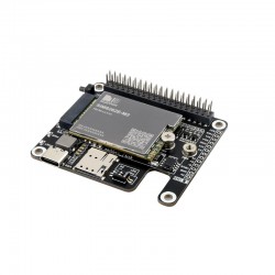 SIM8262E-M2 PCIe to 5G HAT+ for Raspberry Pi 5, High-Speed Networking, Support PCIe Protocol, Raspberry Pi 5 HAT