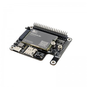 SIM8262E-M2 PCIe to 5G HAT+ for Raspberry Pi 5, High-Speed Networking, Support PCIe Protocol, Raspberry Pi 5 HAT