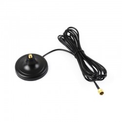 SMA Magnetic Mount Antenna Base, SMA Connector, 3m Coaxial Cable, Compatible With Multiple GNSS Positioning Modules