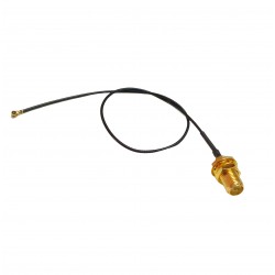 Reverse Polarity RP-SMA SMA Female to UFL Interface IPEX-4 Connector Cable - 20 CM Reverse Polarity RP-SMA SMA Female to UFL Interface IPEX-4 Connector Cable - 20 CM