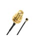 SMA Female To IPEX4 RF Cable - 15CM Cable Length