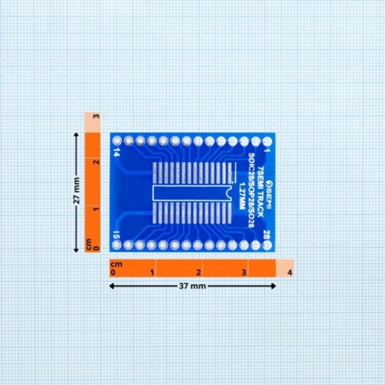 SOIC28/SOP28/SO28 TSSOP28/SSOP28 Adapter PCB SOIC28/SOP28/SO28 TSSOP28/SSOP28 Adapter PCB