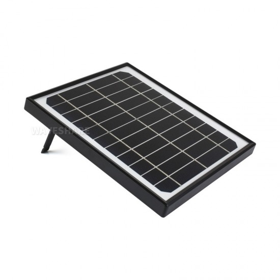 Monocrystalline Silicon Solar Panel (5.5V 6W), Toughened Glass surface