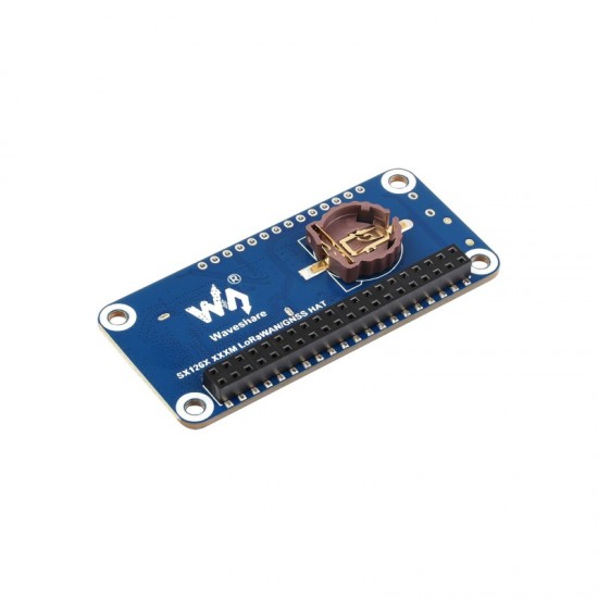SX1262 868/915MHz LoRaWAN Node Module Expansion Board for Raspberry Pi, With Magnetic CB antenna & GNSS Function