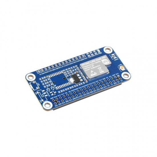 SX1262 868/915MHz LoRaWAN Node Module Expansion Board for Raspberry Pi, With Magnetic CB antenna & GNSS Function