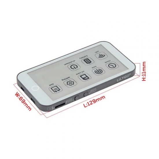 LILYGO T5 E-Paper S3 Pro ESP32-S3-WROOM-1 + SX1262 868MHz + GPS  Wireless e-Paper Development Board With 4.7-inch E-paper Display [H752-01]