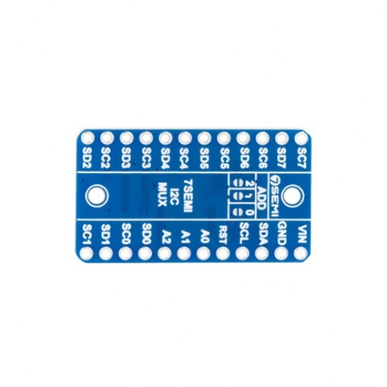 7Semi TCA9548A I2C Multiplexer Board – 8-Channel I2C Bus Switch (MPN: BO-10197) 7Semi TCA9548A I2C Multiplexer Board – 8-Channel I2C Bus Switch (MPN: BO-10197)