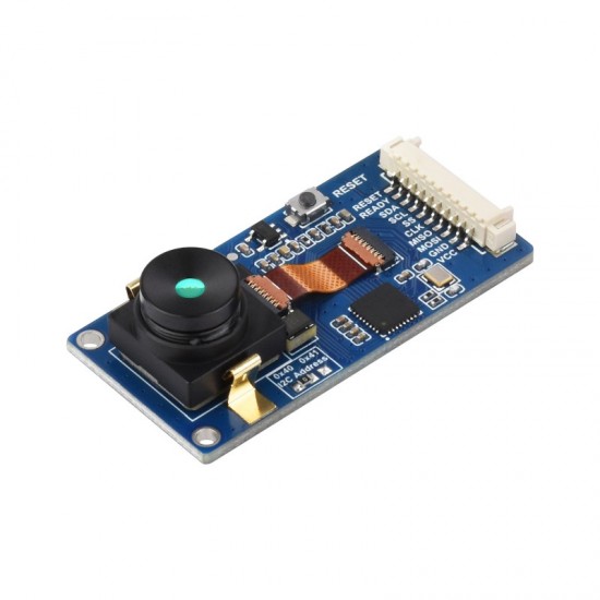 Waveshare Long-wave IR Thermal Imaging Camera Module, 80 × 62 Pixels IR Array, Motion Detection, SPI And I2C Interfaces Communication, Suitable For Raspberry Pi And Other Development Boards 90° FOV Version Waveshare Long-wave IR Thermal Imaging Camera Module, 80 × 62 Pixels IR Array, Motion Detection, SPI And I2C Interfaces Communication, Suitable For Raspberry Pi And Other Development Boards 90° FOV Version