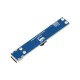Waveshare Thermal-USB-Camera-0502-A Compact Thermal Imaging Camera Module, 50 × 50 Pixels IR Array, Motion Detection, Onboard Type-C Port