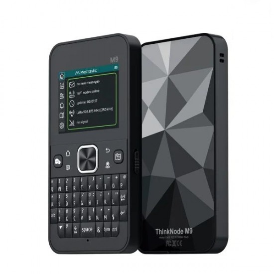 Elecrow ThinkNode M9 Meshtastic Communication Terminal with Full Keyboard 2.4inch LCD|ESP32-S3 + LR1110 | GPS | 2300mAh- 868MHz