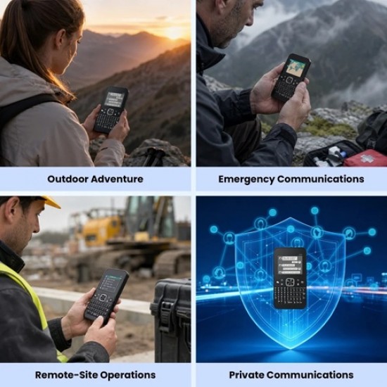 Elecrow ThinkNode M9 Meshtastic Communication Terminal with Full Keyboard 2.4inch LCD|ESP32-S3 + LR1110 | GPS | 2300mAh- 868MHz