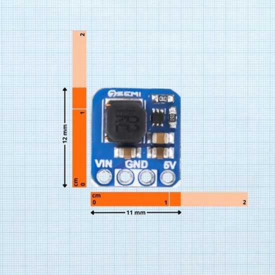 TPS61023 5V Boost Converter – 1.5V Input, 5V 3.7A Output