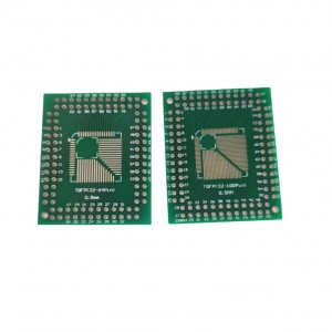 TQFP (32-100pin) 0.5mm / (32-64pin) 0.8mm To DIP Adapter PCB Board Converter TQFP (32-100pin) 0.5mm / (32-64pin) 0.8mm To DIP Adapter PCB Board Converter