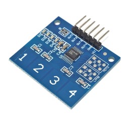 TTP224 4-Channel Capacitive Touch Switch Module TTP224 4-Channel Capacitive Touch Switch Module
