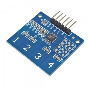 TTP224 4-Channel Capacitive Touch Switch Module TTP224 4-Channel Capacitive Touch Switch Module