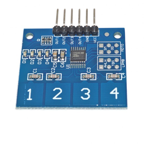 TTP224 4-Channel Capacitive Touch Switch Module