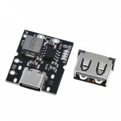 Type-C USB 5V 2A Step-Up Boost Converter with USB Charger Type-C USB 5V 2A Step-Up Boost Converter with USB Charger