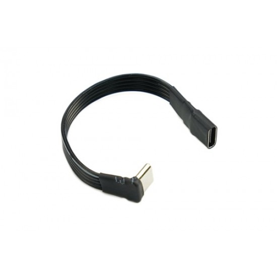 DF ROBOT Type-C L-Shaped Male to Female Extension Cable for UNIHIKER M10 (MPN:FIT0953)