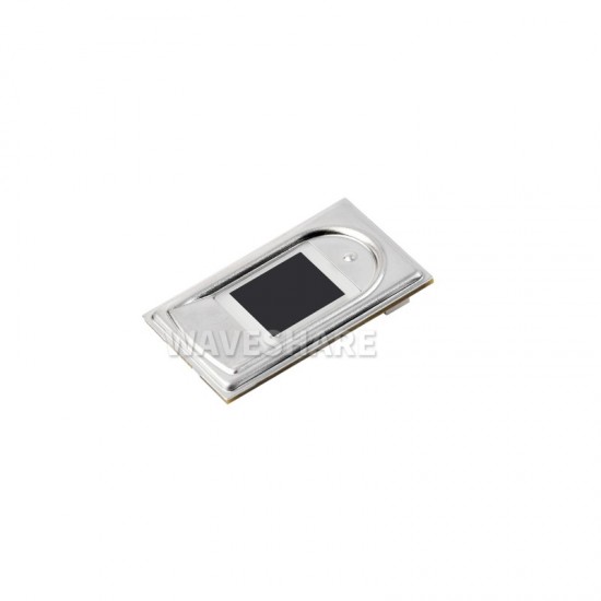 Waveshare Rectangle-shaped All-In-One Capacitive Fingerprint Sensor (F), Cortex Processor, UART And USB Communication, Compact Size