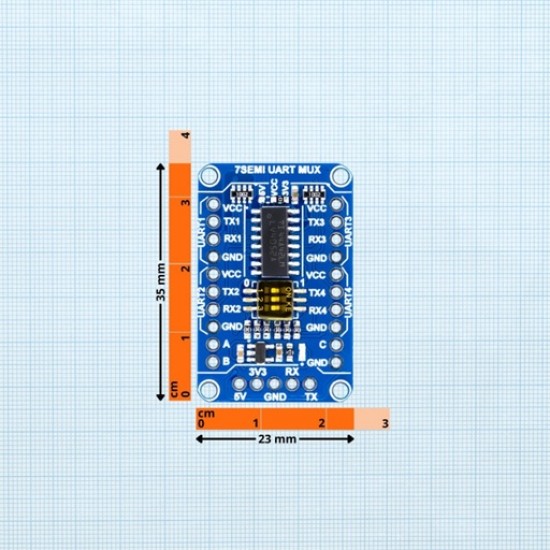 UART Mux Demux Breakout – 4-Channel UART Switch UART Mux Demux Breakout – 4-Channel UART Switch