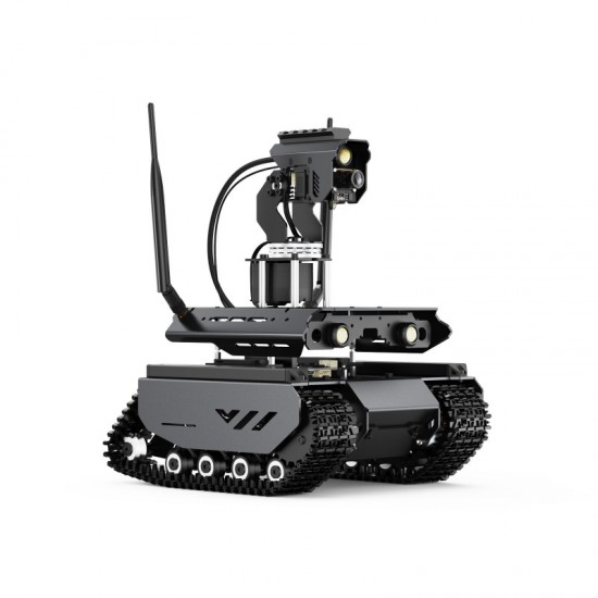 UGV Beast Open-source Off-Road Tracked AI Robot For Jetson Orin Series Board, Dual Controllers, 360° Flexible Omnidirectional Pan-Tilt [Jetson Orin Nano Not Included]