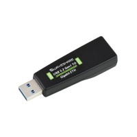 Waveshare USB 3.2 Gen1 TO Gigabit Ethernet Converter, Driver-Free, Plug and Play
