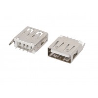 USB 2.0 Type A Female Vertical Type Through Hole PCB Mount