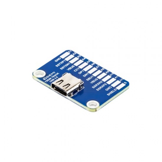 USB-C 3.1 Breakout Board 24 Pins Female Type C Connector PCB
