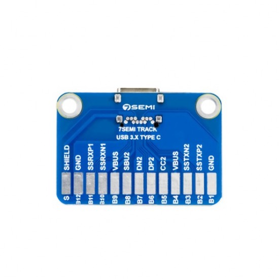 USB-C 3.1 Breakout Board 24 Pins Female Type C Connector PCB