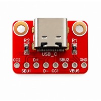 Deccan Robots USB 3.1 Type-C 16Pin Female PCB Breakout Board