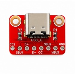 Deccan Robots USB 3.1 Type-C 16Pin Female PCB Breakout Board Deccan Robots USB 3.1 Type-C 16Pin Female PCB Breakout Board