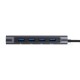 Waveshare USB-C 11-in-1 Hub, RJ45 100Mbps Ethernet Port, 4K High Definition HDMI Port, SD/TF Dual Card Slots, 100W PD Input, Aluminum Alloy Case, Plug And Play