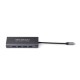 Waveshare USB-C 11-in-1 Hub, RJ45 100Mbps Ethernet Port, 4K High Definition HDMI Port, SD/TF Dual Card Slots, 100W PD Input, Aluminum Alloy Case, Plug And Play