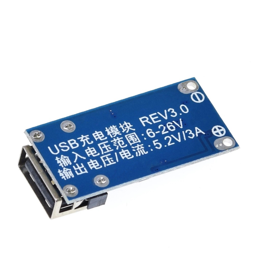 Buy USB 5V 3A DC-DC Step Down Buck Converter Module For Vehicle ...
