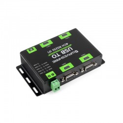 Industrial Isolated USB To 4-Ch RS232 Converter, Original FT4232HL Chip, Mac / Linux / Android / Windows Multi-OS Compatible, RS232 Female Port