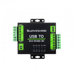 Industrial Isolated USB To 4-Ch RS485 Converter (B), CH344L Chip, Multi Protection Circuits, Multi Systems Support Industrial Isolated USB To 4-Ch RS485 Converter (B), CH344L Chip, Multi Protection Circuits, Multi Systems Support