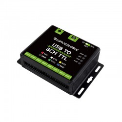 Industrial USB TO 8CH TTL Converter, USB to UART, Multi Protection Circuits, Multi Systems Support, USB To TTL Adapter