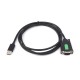 Industrial USB To RS232 Serial Adapter Cable, USB Type A To DB9 Male Port, Original FT232RL Chip, Cable Length 1.5m