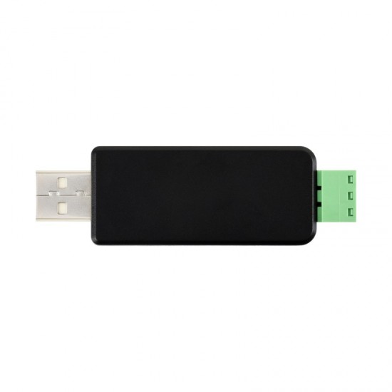 Waveshare USB To RS485 (C) Industrial Grade Isolated Bidirectional Converter, FT232RNL Chip, Onboard Isolated Transceiver And TVS, Up To 1.2km RS485 Transmission Distance