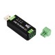 Waveshare USB To RS485 (C) Industrial Grade Isolated Bidirectional Converter, FT232RNL Chip, Onboard Isolated Transceiver And TVS, Up To 1.2km RS485 Transmission Distance