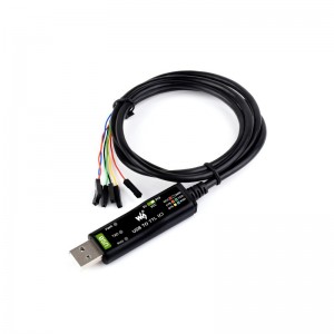 Industrial USB TO TTL (C) 6pin Serial Cable, FT232RNL Chip, Multi Protection Circuits, Multi Systems Support, With Hardware Flow Control Industrial USB TO TTL (C) 6pin Serial Cable, FT232RNL Chip, Multi Protection Circuits, Multi Systems Support, With Hardware Flow Control