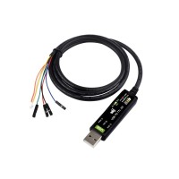 Waveshare Industrial USB TO TTL (D) Serial Cable, FT232RNL Chip, Multi Systems Support, Suitable For Raspberry Pi 5 Serial Port Debugging