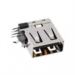 USB 2.0 Type A Female Vertical Right Angle Type Through Hole PCB Mount USB 2.0 Type A Female Vertical Right Angle Type Through Hole PCB Mount