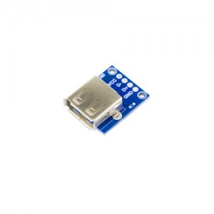 USB Type-A Female Breakout Board – Easy USB Connection for Arduino, ESP32 & DIY Prototyping (CB-10111)