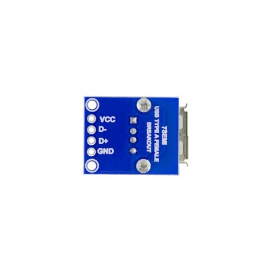 USB Type-A Female Breakout Board – Easy USB Connection for Arduino, ESP32 & DIY Prototyping (CB-10111) USB Type-A Female Breakout Board – Easy USB Connection for Arduino, ESP32 & DIY Prototyping (CB-10111)