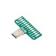 USB Type-C 3.1 Male Breakout Board – 24-Pin USB-C Connector for Prototyping and Embedded Applications