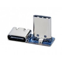 USB Type-C Male to Female Test Board, 16-Pin Female Base USB 3.1 Adapter Module