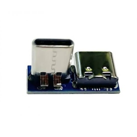 USB Type-C Male to Female Test Board, 16-Pin Female Base USB 3.1 Adapter Module