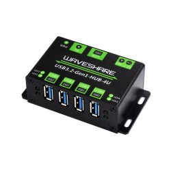 4-Ch USB 3.2 Gen1 HUB, Metal Case With Wall-Mount Support, Driver-Free, Plug-And-Play, Multiple Systems Support 4-Ch USB 3.2 Gen1 HUB, Metal Case With Wall-Mount Support, Driver-Free, Plug-And-Play, Multiple Systems Support