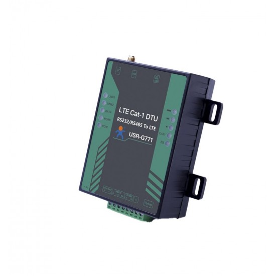 USR-G771-CT RS232/RS485 to 4G CAT-1 DTU Data Converter Modem USR-G771-CT RS232/RS485 to 4G CAT-1 DTU Data Converter Modem